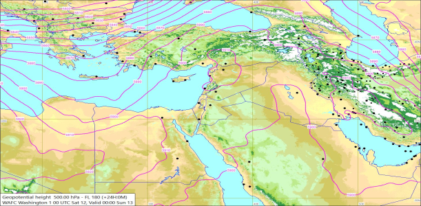500hPa +24 Hours 12/07/2025 08:44