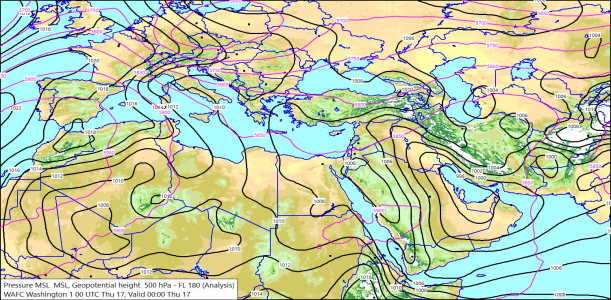 500hPa 00Z 17/07/2025 09:25