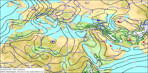 Surface 00Z 22/08/2025 10:41