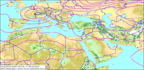 500hPa 00Z 25/09/2025 10:40
